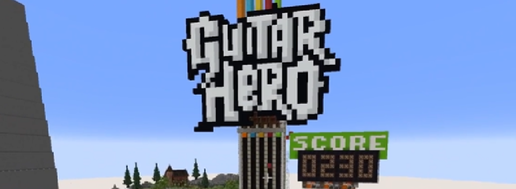 Появилась новая Guitar Hero, но не игра. В Minecraft построили аналог на редстоуне, управляемый морковкой, мясом и драгоценностями