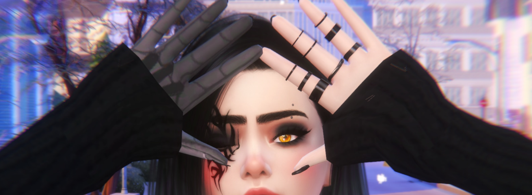 Готическое DLC The Sims 4 сломалось, симы превращаются в аниме-персонажей благодаря новому предмету