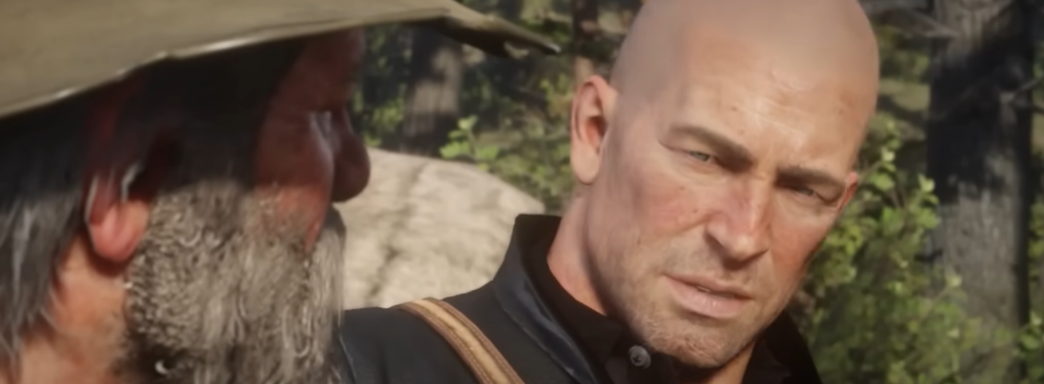 Игрок RDR 2 побрил Артура налысо, напоил 100 тоников для роста волос и запустил катсцену, устроив взрывной рост бороды и шевелюры