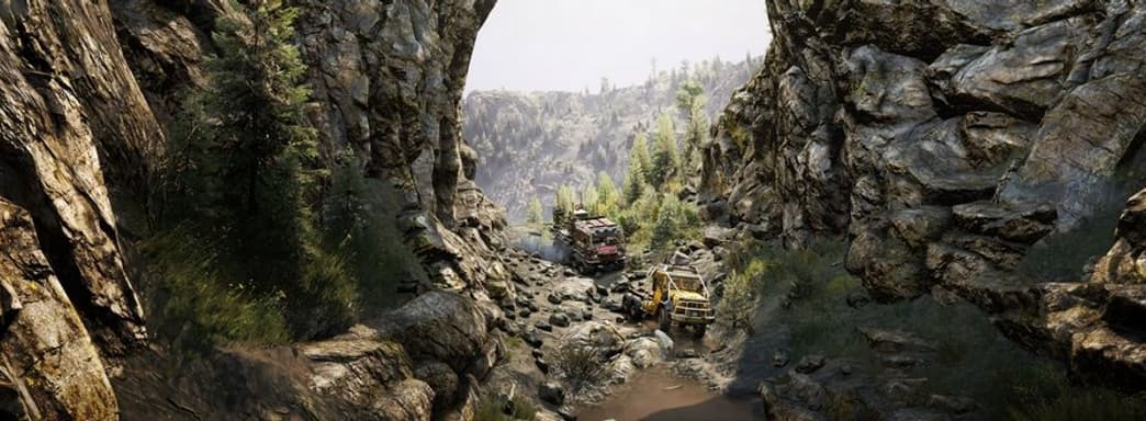 Авторы Expeditions: A MudRunner Game похвастались разнообразием ландшафта в игре