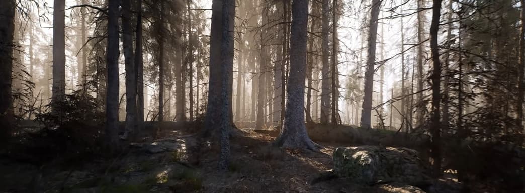 Unreal Engine 5.3 поражает качеством графики. Фотореалистичные пейзажи, визуализируемые в реальном времени