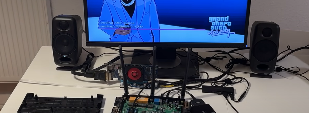 GTA Vice City запустили на роутере и смогли поиграть