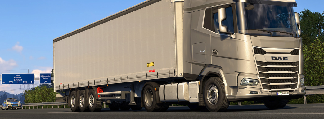 Euro Truck Simulator 2 получит комплект немецких прицепов. Новый коллаб с Kögel