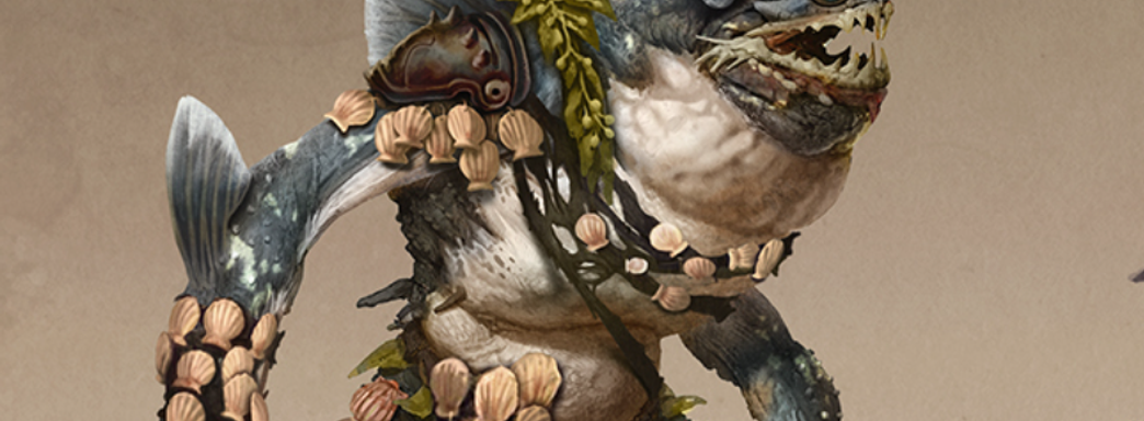 Разработчики Titan Quest 2 показали ихтиан: модели воинственных рыболюдей