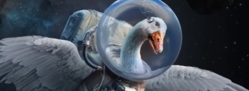 Авторы Atomic Heart отметили День космонавтики. Гуся отправили покорять космос