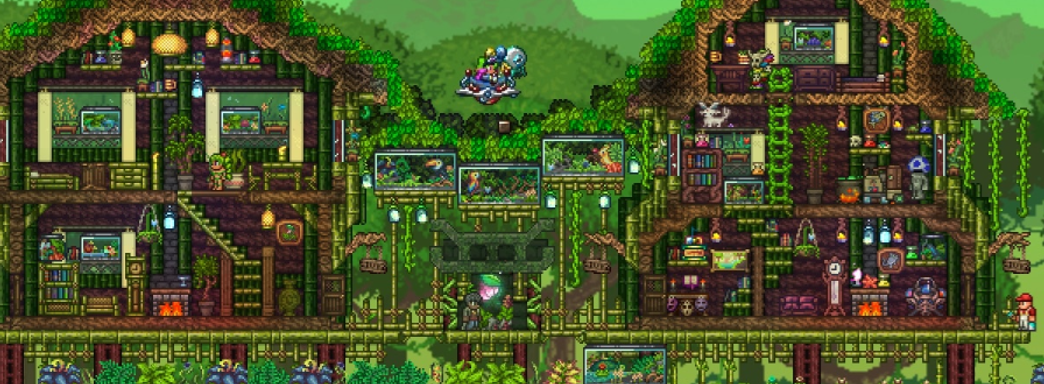 Terraria вернули на 13 лет назад в честь тринадцатилетия игры. Снова вышло обновление 1.1