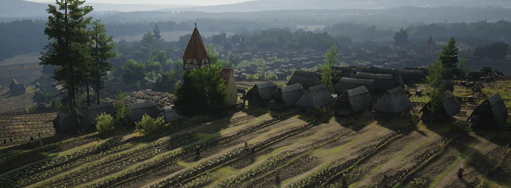 Фанат Manor Lords за 50 часов построил гигантский город, загружающийся 20 минут на SSD. Разработчик пообещал работать над оптимизацией