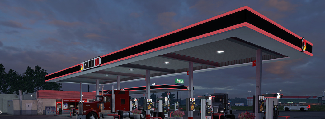 Остановки грузовиков в American Truck Simulator: новые скриншоты дополнения с Миссури