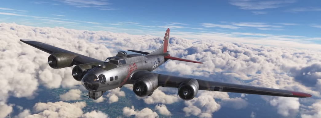 В Microsoft Flight Simulator появится детализированный B-17G Flying Fortress от MicroProse