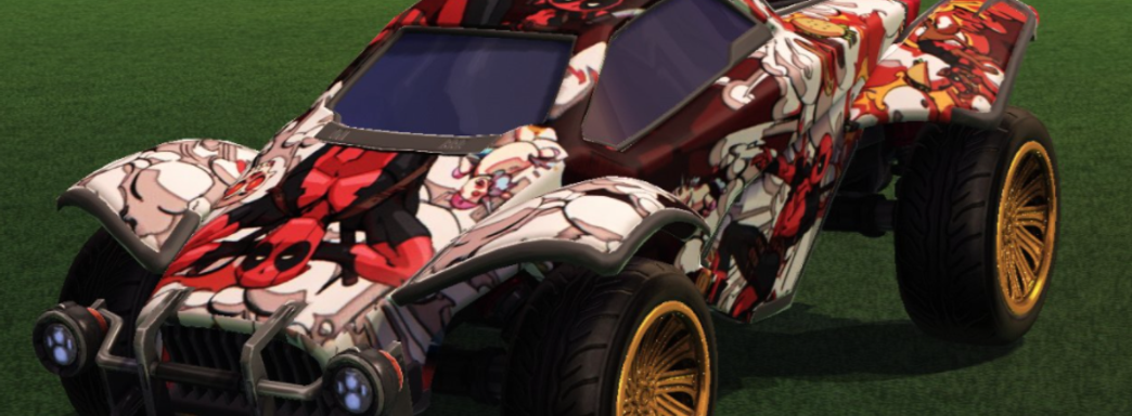 Rocket League получила коллаб с Дэдпулом. Представлен контент в стиле героя Marvel