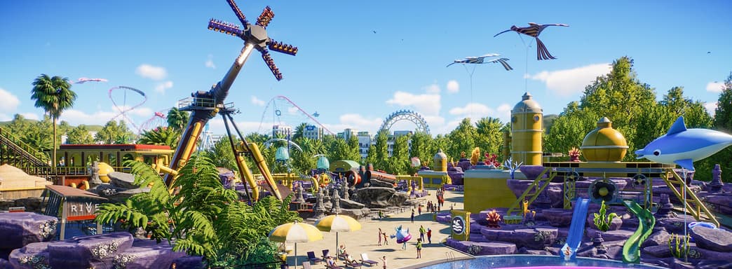 В ролике Planet Coaster 2 показали аквапарки, американские горки и другие развлечения