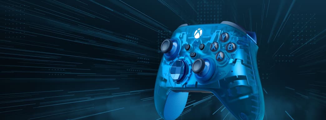 Анонсирован прозрачно-синий контроллер Xbox