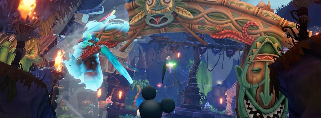Сражения и мрачный мир в геймплее Epic Mickey: Rebrushed