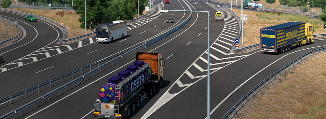 Дорожная сеть Греции в Euro Truck Simulator 2. Новые скриншоты дополнения