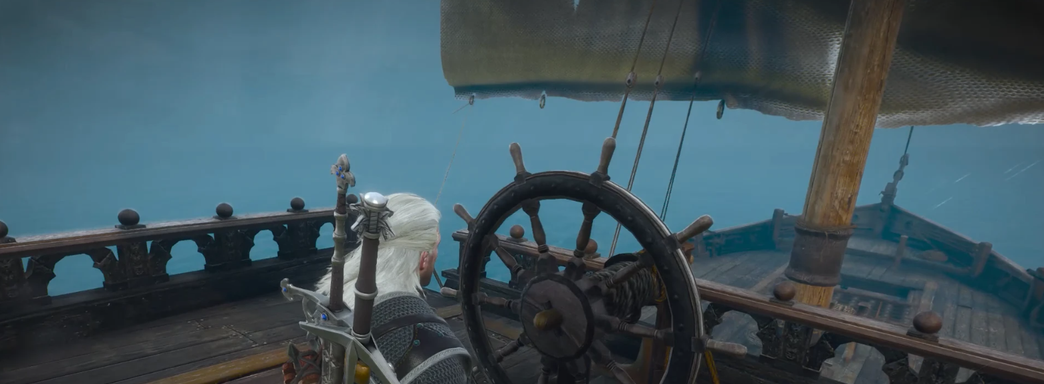 Геральт из The Witcher 3 получил управляемый полноразмерный корабль. Энтузиаст представил морскую модификацию