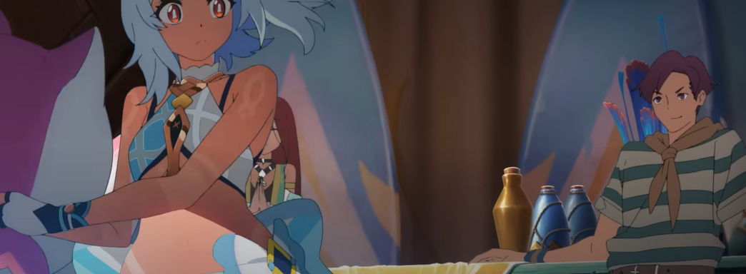 Муалани с надувным купальником в Genshin Impact. miHoYo выпустила анимационную короткометражку