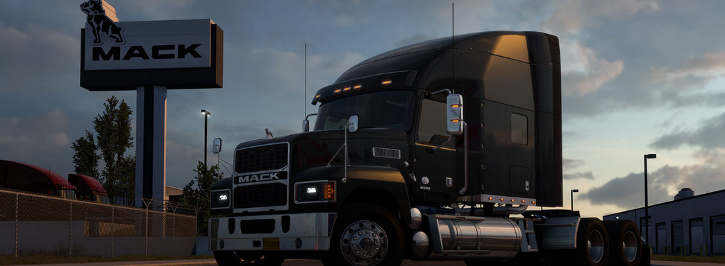 Новые грузовики в American Truck Simulator. Скриншоты редкого Mack Black Anthem и массовой модели