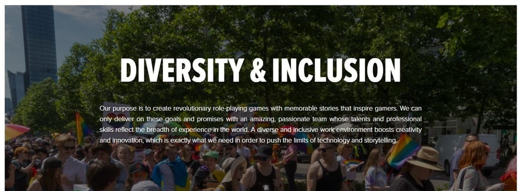 В CDPR мужчинам не положены стипендии в рамках программы по разнообразию и инклюзивности