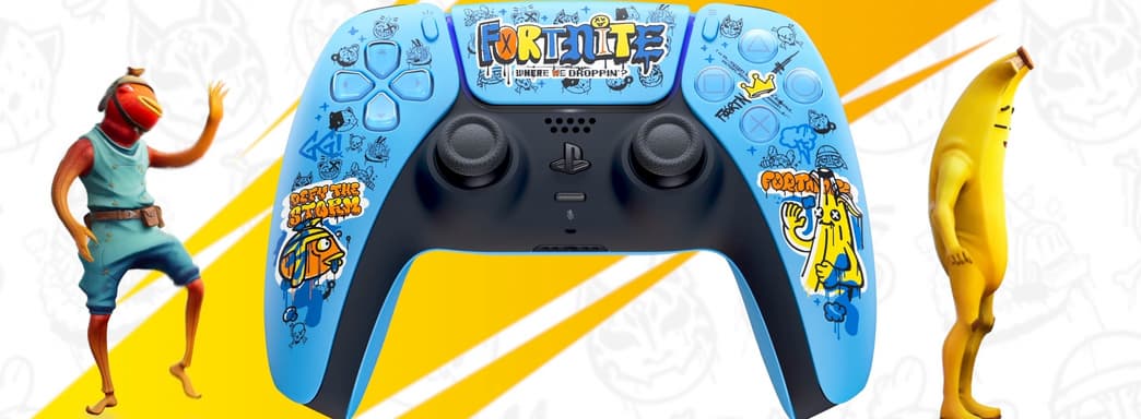 Представлена ограниченная серия контроллеров DualSense в стиле Fortnite. Игра получит новую опцию