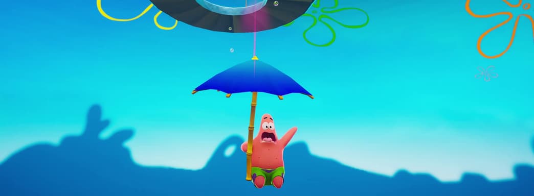 Патрик устраивает беспорядки в Бикини Боттом в трейлере SpongeBob SquarePants: The Patrick Star Game