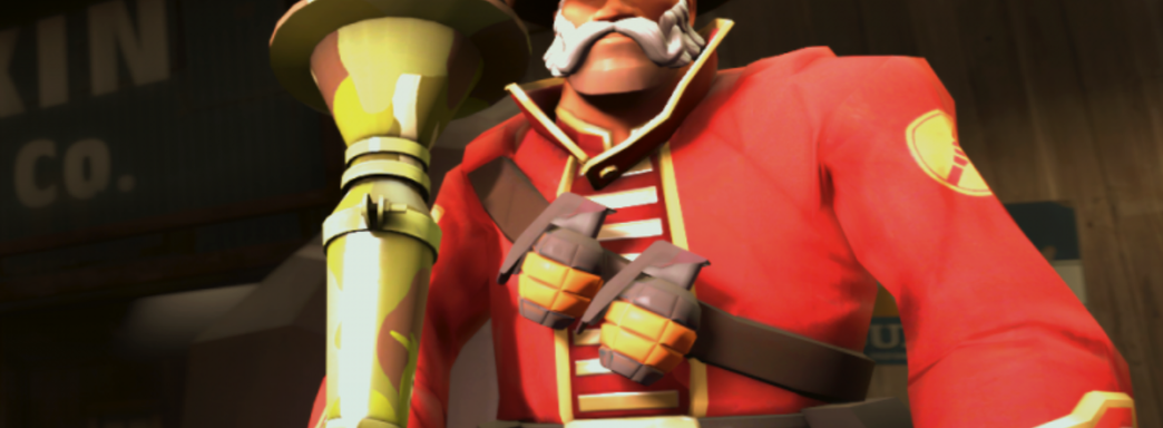 Похоже, Солдат из Team Fortress 2 попал в школьные учебники под видом франко-канадского бойца