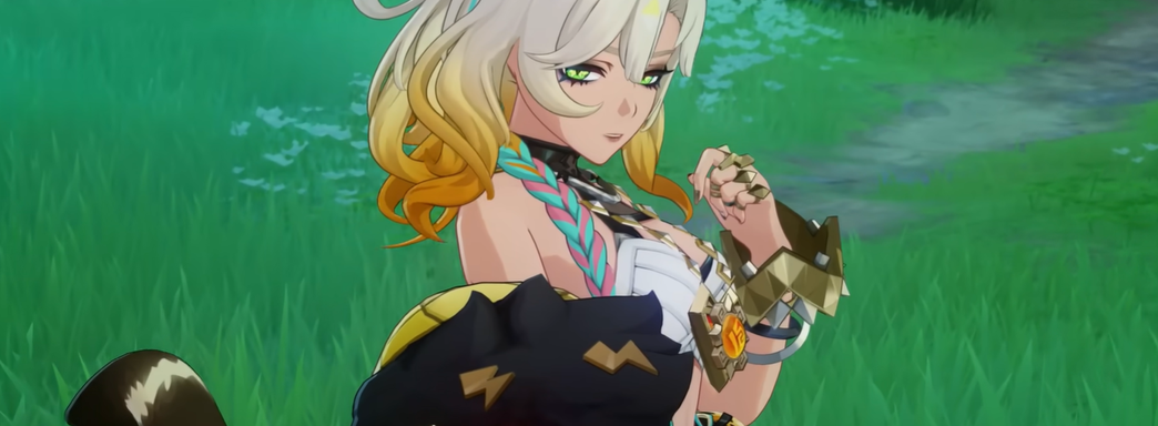 Оказывается, Шилонен из Genshin Impact умеет очень быстро крутиться вокруг шеста
