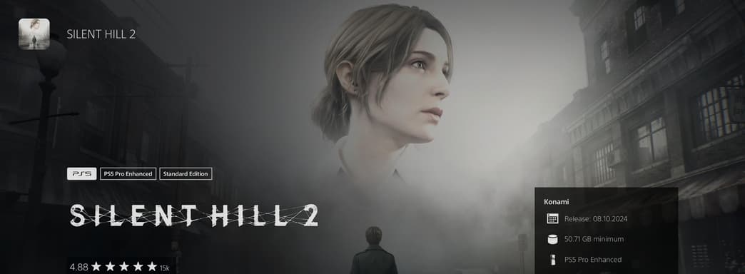 Silent Hill 2 получит патч для PS5 Pro