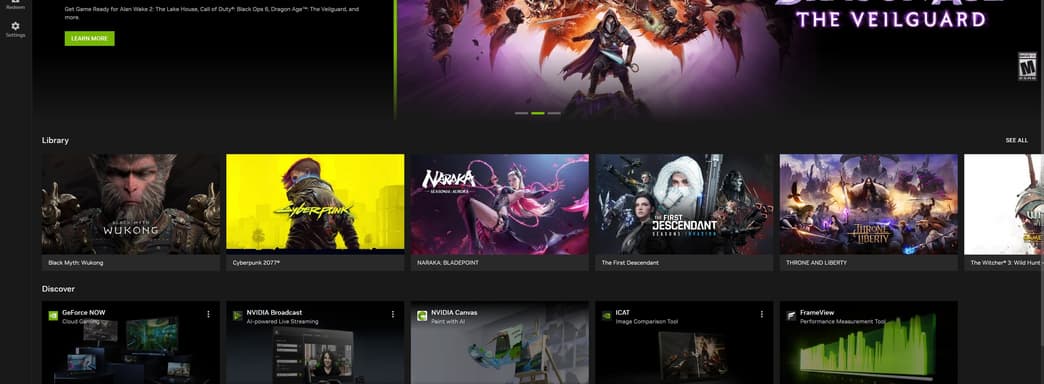 Nvidia запустила платформу Nvidia App. Оно упростит управление и оптимизацию видеокарт