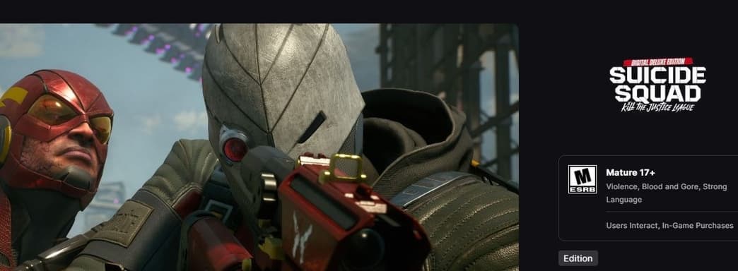 Deluxe-издание Suicide Squad: Kill the Justice League получило скидку 95%