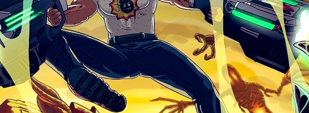 Александр Невский рассказал о работе над фильмом «Серьёзный Невский» и показал арт с собой в образе героя Serious Sam