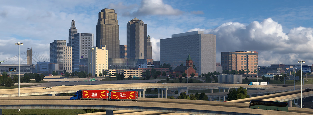 Дорожная сеть Миссури в American Truck Simulator. Новые скриншоты дополнения со штатом