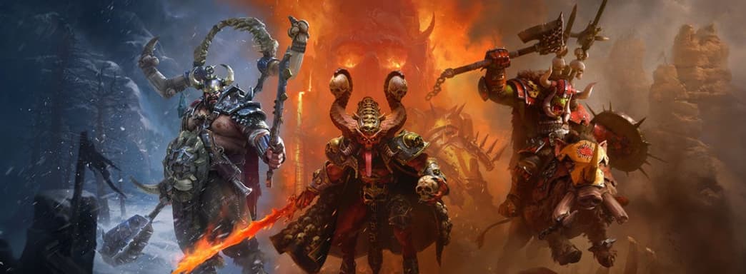 Демоны, орки и огры соревнуются в кровожадности в первом трейлере дополнения Omens of Destruction для Warhammer 3
