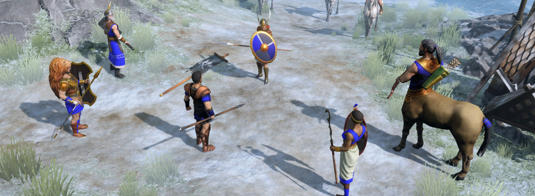 RTS Age of Mythology Retold получила новый уровень сложности и зимний ивент с призами