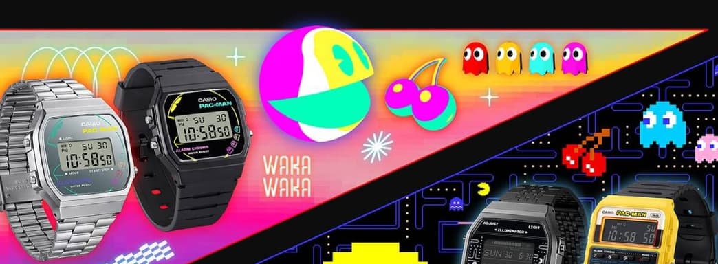 Casio выпустит серию часов в стиле Pac-Man