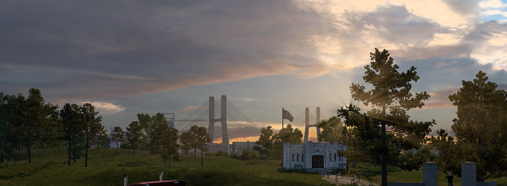 Кейп-Джирардо в American Truck Simulator. Новые скриншоты дополнения со штатом Миссури