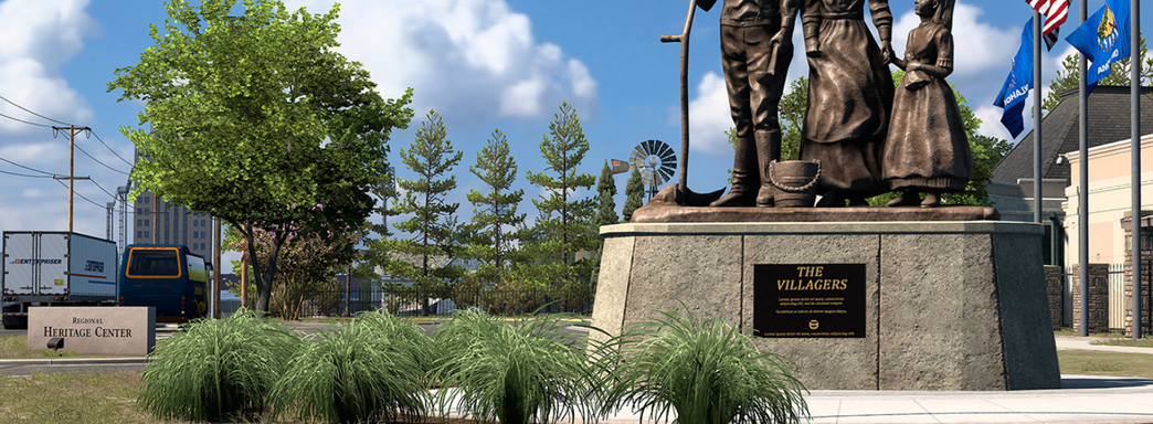 Euro Truck Simulator 2 и ATS глазами разработчика. Представлен процесс создания скульптур для игровых локаций