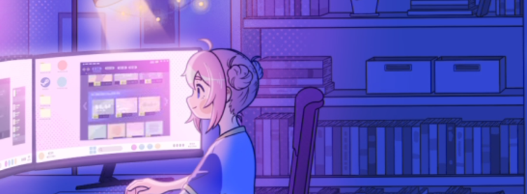 Зимняя распродажа Steam раскрылась! Геймеры «увидели себя» в спрятанном арте с девушкой-геймером