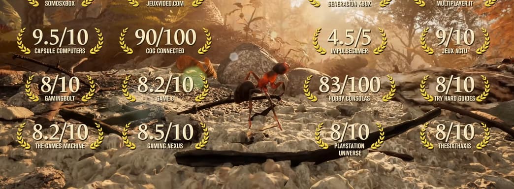 Авторы одной из самых красивых игр 2024 года похвастались оценками СМИ. Смотрим ролик Empire of the Ants