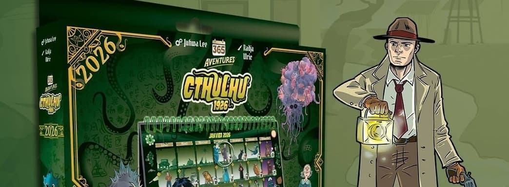 Настольная игра 365 Adventures: Cthulhu 1926 в виде календаря должна выйти в этом году