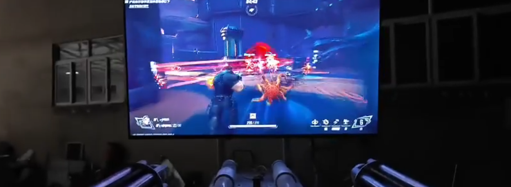 Китаец собрал реальную пушку Гатлинга для иммерсивной игры в Marvel Rivals за Карателя