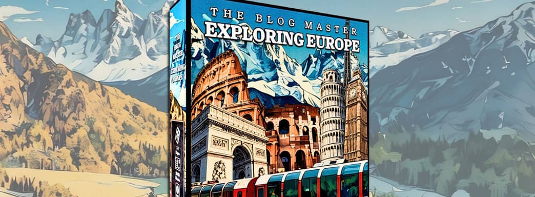 Настольная игра The Blog Master: Exploring Europe превратит геймеров в блогеров