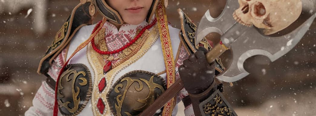 Косплеерша превратилась в Василису Прекрасную из «Сказок старой Руси»