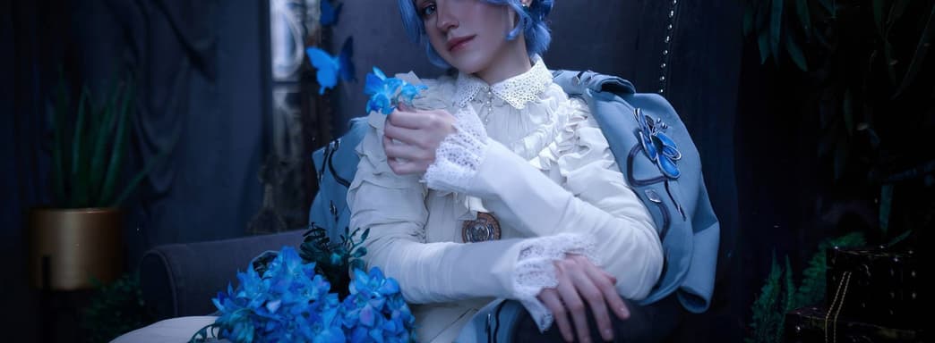 Фея с лазурными волосами: косплеерша предстала в образе Софии Монад из Lies of P