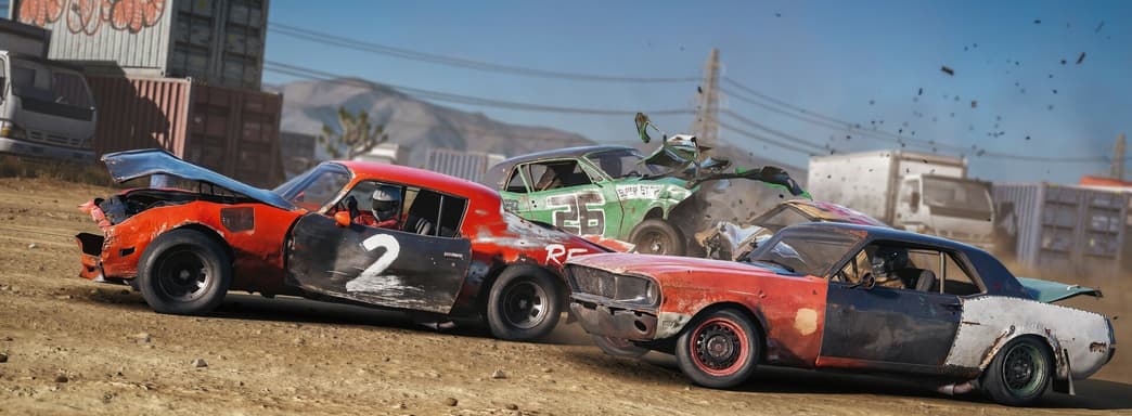 Рев моторов и скрежет металла в новом трейлере Wreckfest 2