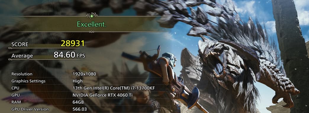 Monster Hunter Wilds получила бенчмарк для ПК-версии