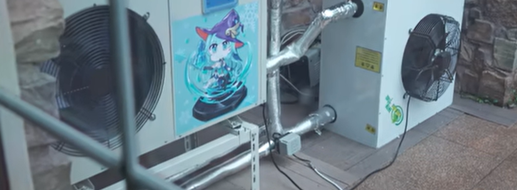 Китаянка показала, как охлаждают ПК с RTX 4090 при помощи большого кондиционера