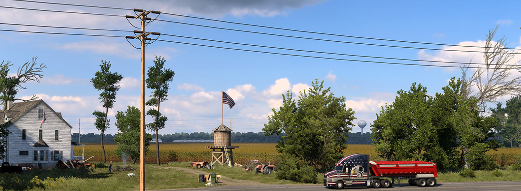Первый взгляд на Иллинойс в American Truck Simulator — анонсирующий трейлер и скриншоты DLC Illinois