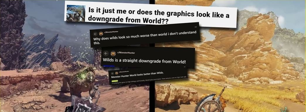 Игроки спорят о даунгрейде графики в Monster Hunter Wilds. Часть проблем исправят только после релиза