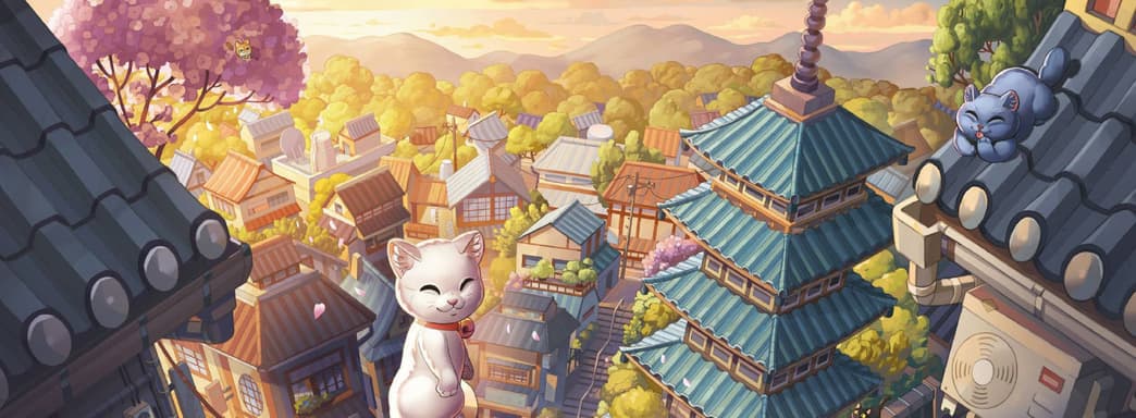 Приключения мурчащих героев: в продаже появилась настольная игра «Котики Киото»