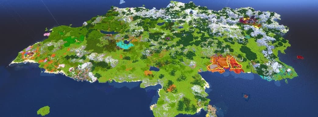Игрок потратил 13 лет на создание карты в Minecraft. Любуемся огромным королевством
